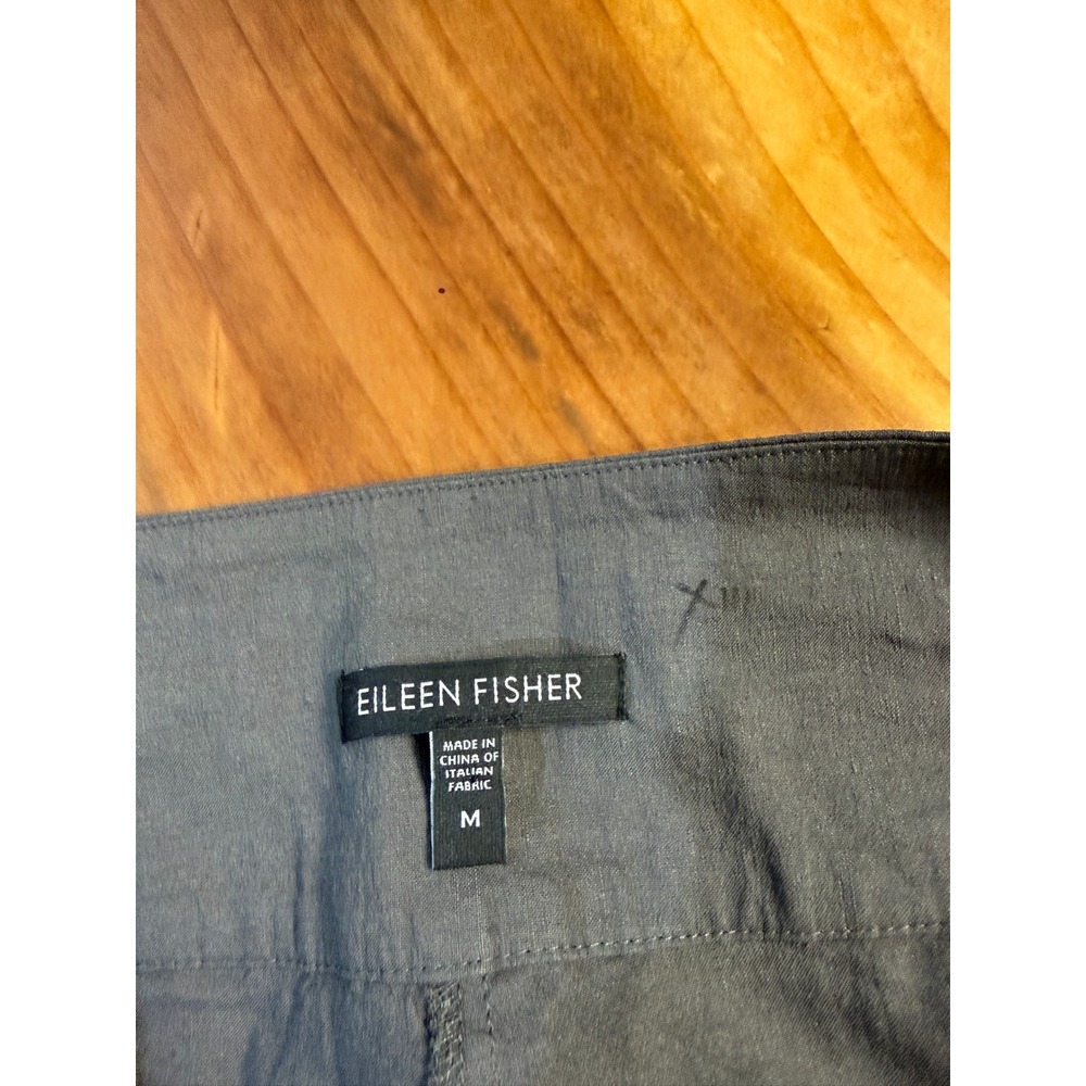 Eileen Fisher Women's Pants Medium Knit Career Linen Viscose Straight leg F25 - Picture 4 of 7